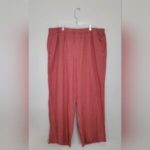 Old Navy Linen Rayon Blend Drawstring Pants